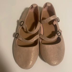 Old Navy Beige Gold Shimmer Slipper